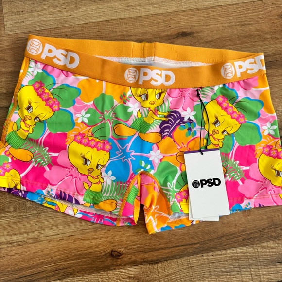 PSD Looney Tunes Yellow and Pink Boxer Briefs - Picture 1 of 3
